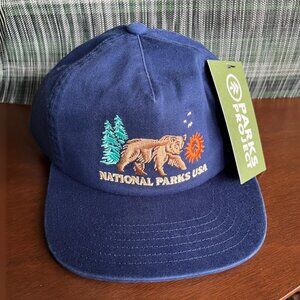 National Parks Bear 5-Panel Hat – Navy, sold out online - limited edition